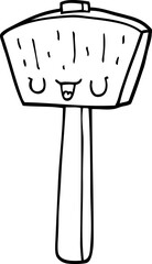 cartoon mallet