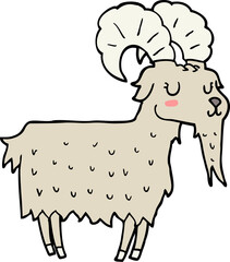 cartoon goat