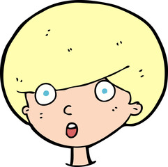 cartoon surprised boy