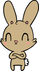 cute cartoon rabbit