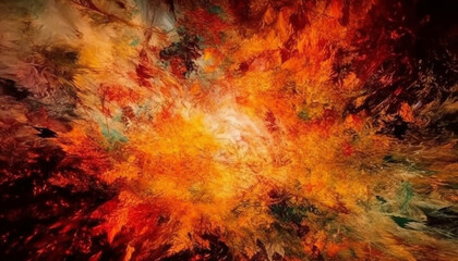 abstract multicolored background paint impressionism