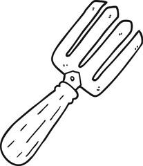 cartoon fork