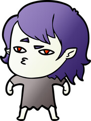 cartoon vampire girl