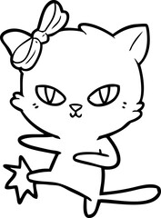 cute cartoon cat