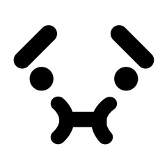 surprised emoticon face icon