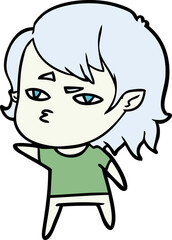 Obraz premium cartoon vampire girl