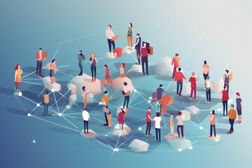 Social media communication link, Virtual reality, global interconnection between user, Generative Ai.