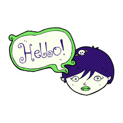 cartoon halloween vampire girl