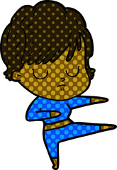 cartoon woman