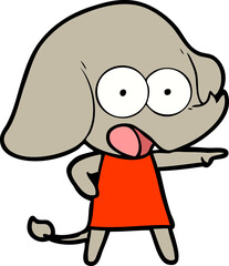 cute cartoon elephant
