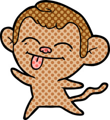 funny cartoon monkey