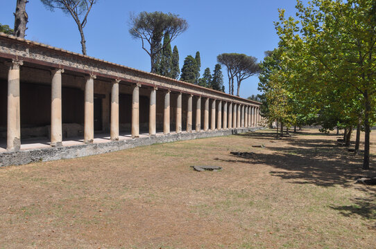 Pompeii archeological site in Pompeii