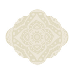 boho mandala frame, svg emblem