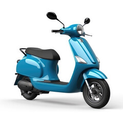 Electric scooter - blue