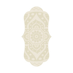 boho mandala frame, svg emblem