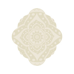 boho mandala frame, svg emblem