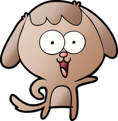 cute cartoon dog