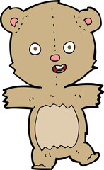 cartoon dancing teddy bear