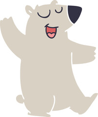 hand drawn quirky cartoon wombat