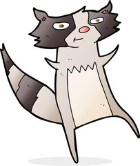 cartoon raccoon