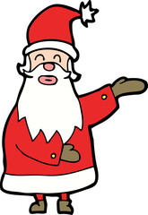 cartoon santa