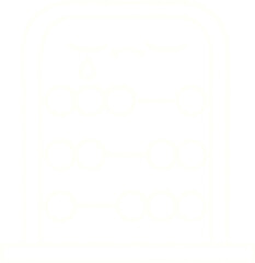 Crying Abacus Chalk Drawing