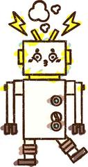 Robot Chalk Drawing