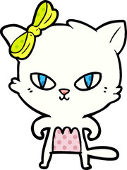 cute cartoon cat