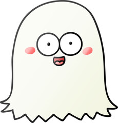 cartoon friendly ghost