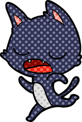 talking cat cartoon