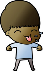 cartoon rude man