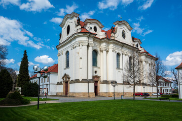Benedictine abbey in Brevnov in Prague