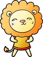 cartoon lion