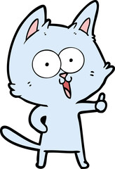 funny cartoon cat