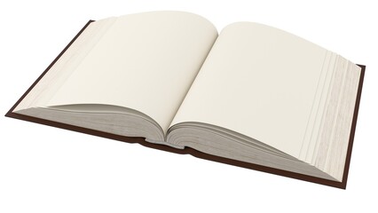 open book with pages