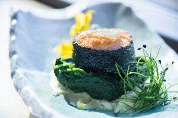 An exquisitely presented Sushi Starter