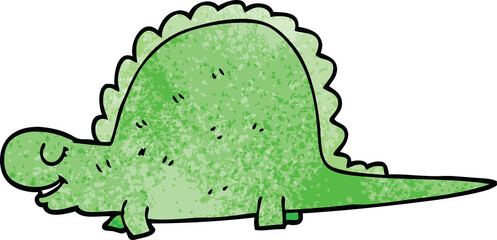 cartoon doodle prehistoric dinosaur