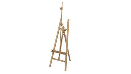 wooden easel