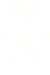 Dead Satellite Chalk Drawing