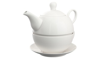 Tea pot with cup