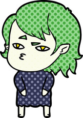 cartoon vampire girl