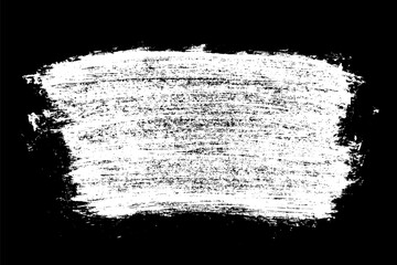 Scribble hand drawn in chalk on black background. Monochrome stain element. Digitally generated image. Vector illustration, Eps 10.