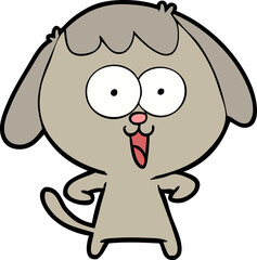 cute cartoon dog