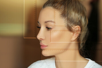 Making Beauty, modifying face to make it closer to the Golden Mask,plastic surgery. correction of...