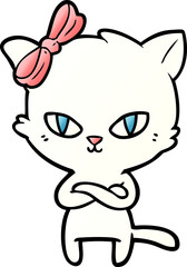cute cartoon cat