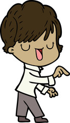 Obraz premium cartoon woman talking