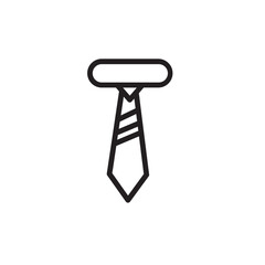 Clothing Man Tie Outline Icon