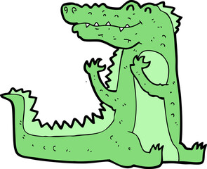 cartoon crocodile