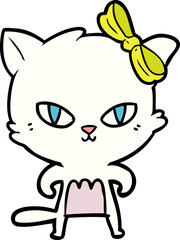cute cartoon cat