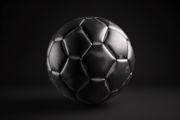 Fototapeta na wymiar Isolated 3D soccer ball. Generative AI